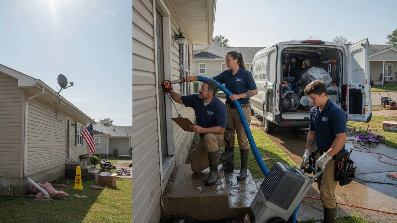 Ceiling Water Damage Restoration in Jacksonville, AR near me